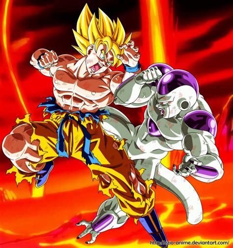 imagenes de freezer y goku|goku vs freezer audio latino.